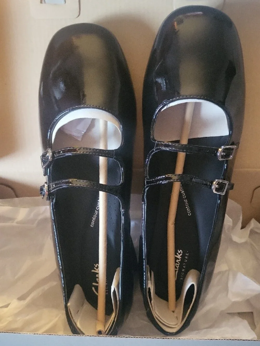 Clarks classic black